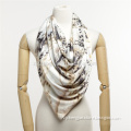 Digital print silk scarf,lowest price,infinity scarf,animal leopard printing
